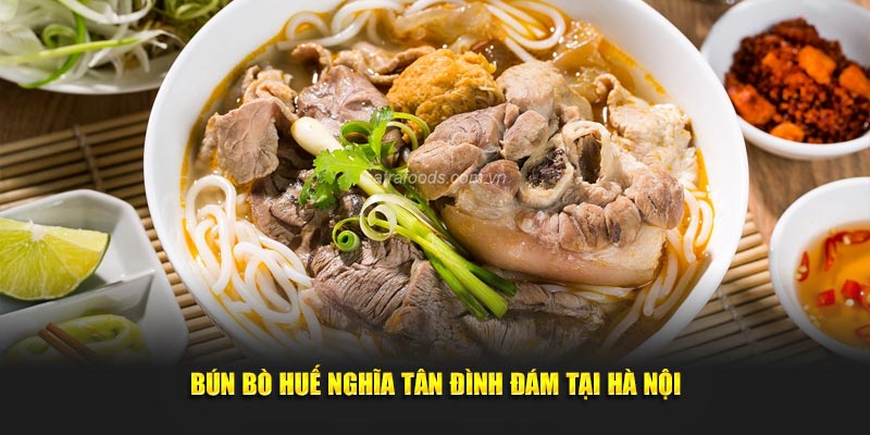 Bún bò Huế Nghĩa Tân đình đám tại Hà Nội